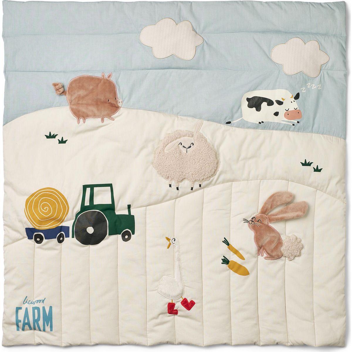 Liewood Bernet Farmlife Activity Blanket farmlife / sandy (3035) ONE SIZE LW21240-3035-ONE SIZE-CU