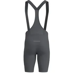 Poc, Velohosen, Raceday Bib Shorts Trägerhose (L), Silber, Schwarz, Grau