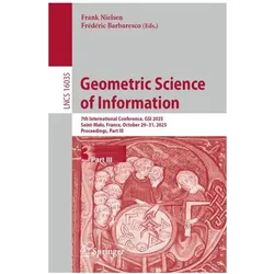 Geometric Science of Information, Fachbücher von Frank Nielsen, Frédéric Barbaresco