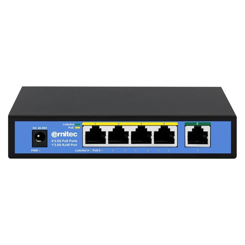 Ernitec 5-Port 2.5 Gigabit Unmanaged (5 Ports) (ELECTRA-U05-2.5GB-65W)