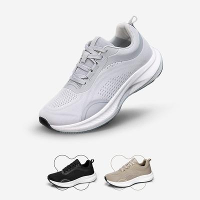 Barfußschuh DOTALES "Everstep Sportschuhe – Sneaker-Look Mit Barfußgefühl", Damen, Gr. 41, Normalschaft, grau, Polyurethan, Synthetik, Textil, Schuhe Barfußschuh, Minimalschuhe, Turnschuhe