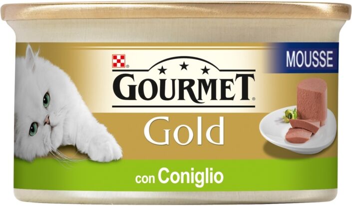 Purina GOURMET GOLD MOUSSE CONIGLIO 85GR