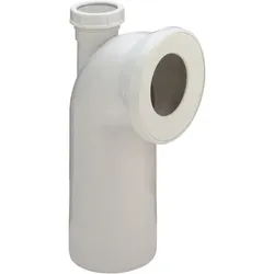 Viega WC-Anschlussbogen 3811.1 90 Grad, weiss, DN 100, zusätzlicher Anschluss