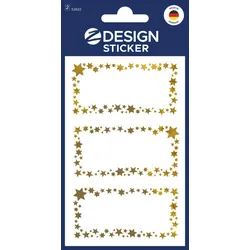 AVERY Zweckform Aufkleber Weihnachten, gold