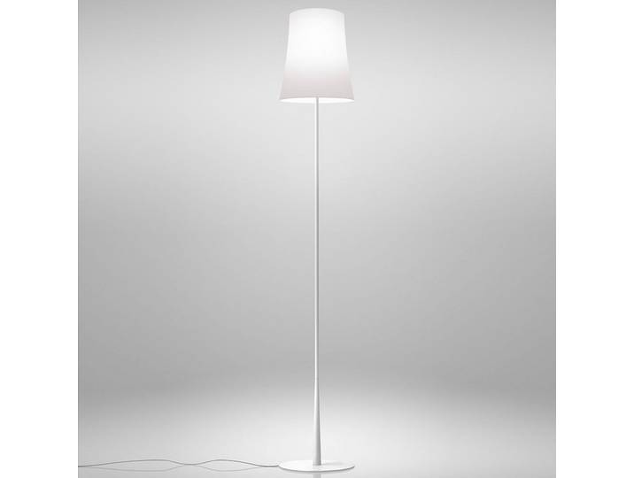 Birdie Easy Reading Lampadaire White - Foscarini - Salon / séjour - Design - Métal - Avec abat-jour