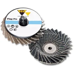 Sia Schleifmittel 2824 Schleifmopteller 50mm P40 siaflap siafix Scheiben 20x Stück
