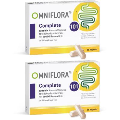 Omniflora Complete 101 Bakterienstämme 100 Mrd.KBE 2x 2x28 St Kapseln