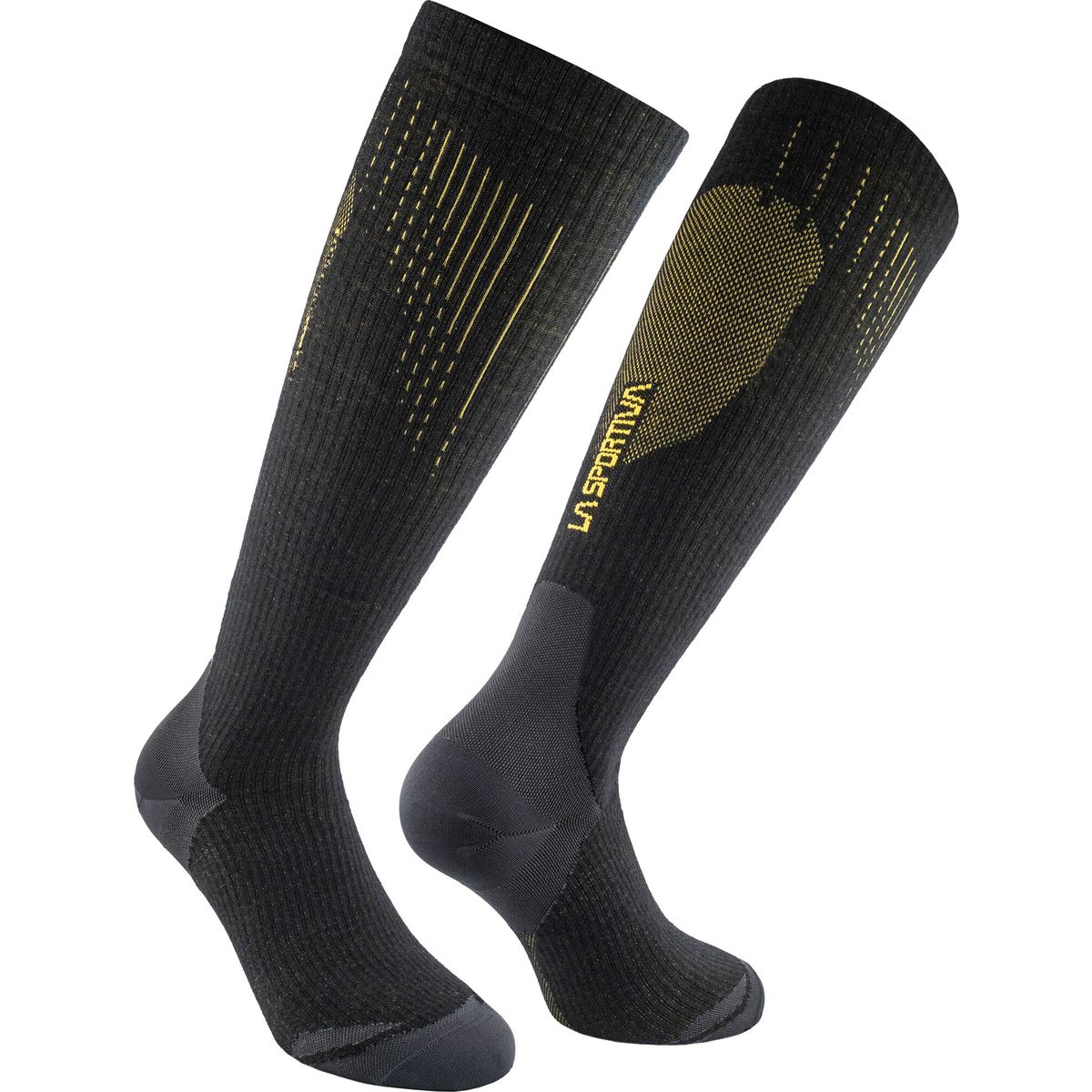 La Sportiva Wool Tech Socks black/yellow (K00Y00) S ZZSS006K00Y00S