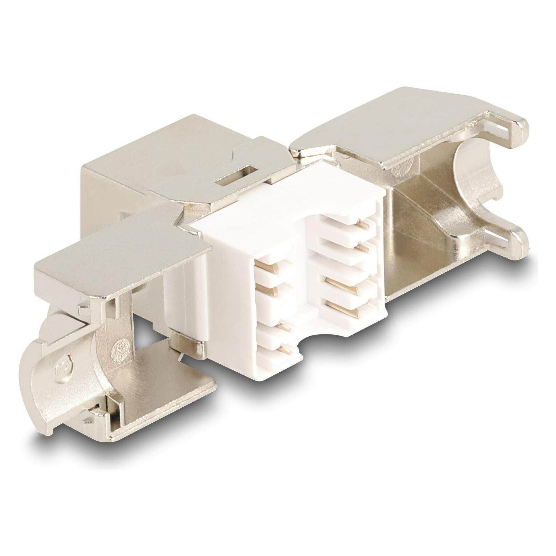 Delock 86050 - Keystone Modul RJ45 Buchse Cat.6A STP 4 Stück (Keystone Modul) (86050)