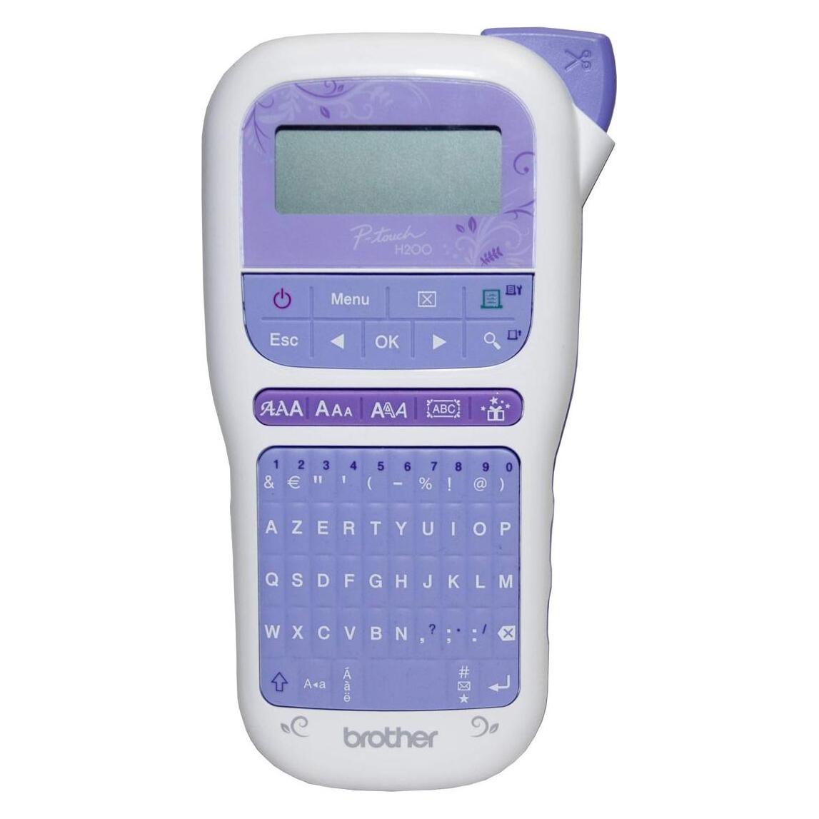 Brother P-Touch PT-H200 - Beschriftungsgerät - s/w - Thermotransfer - Rolle (1,2 cm) (PTH200YP1)