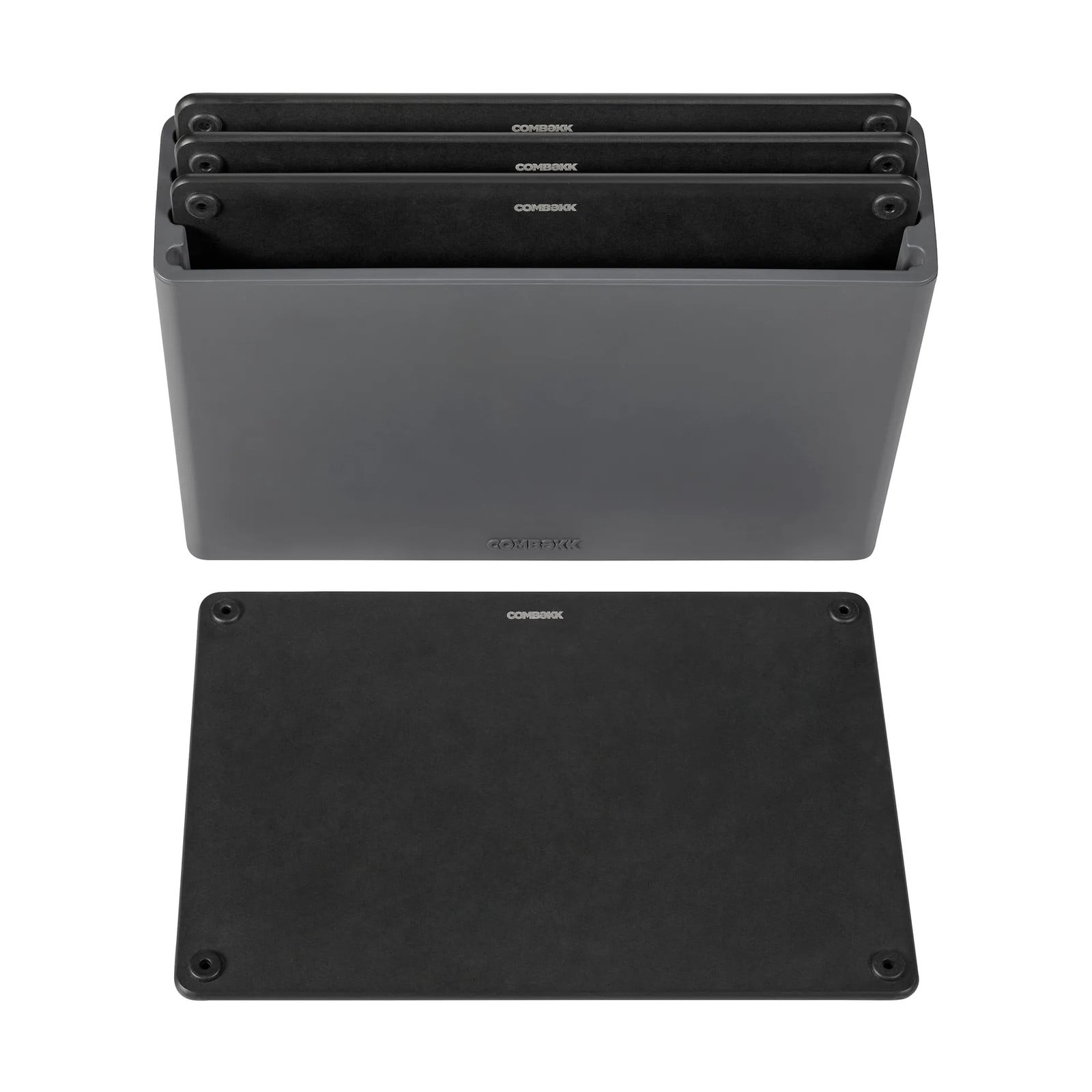 Combekk snijplank 5-delig Black-black