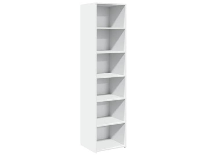 KGHFDVB Highboard Weiß 45x41x185 cm Holzwerkstoff Modernes Design, Viel Stauraum, Feuchtigkeitsbeständig, Wohnzimmer