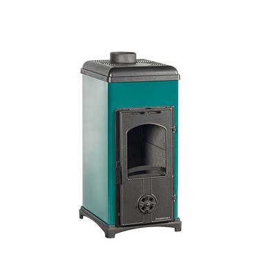 9005 Grün – Eleganz und Effizienz in Einem, Leistung: 6,4 kW, Kaminofen, Schwedenofen