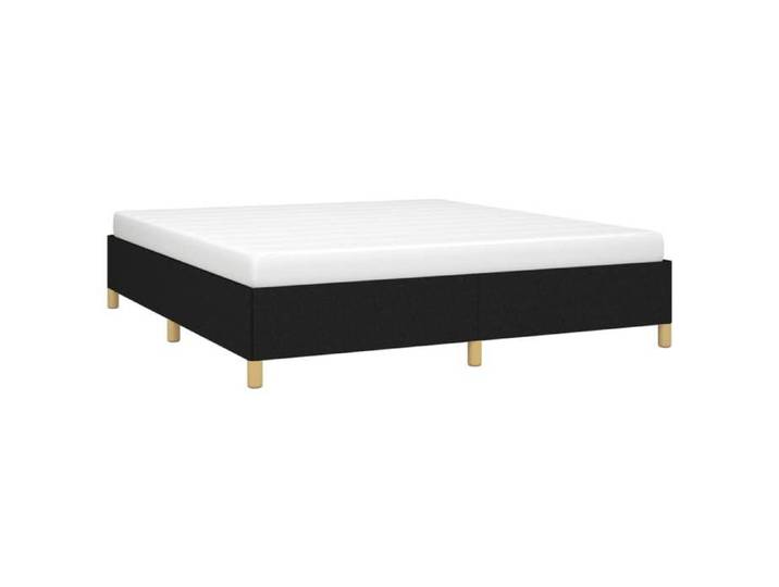 Bon plan  Lit Double pour adolescent/Adulte Cadre de lit - Non matelas - noir 160x200cm tissu Thome5930113