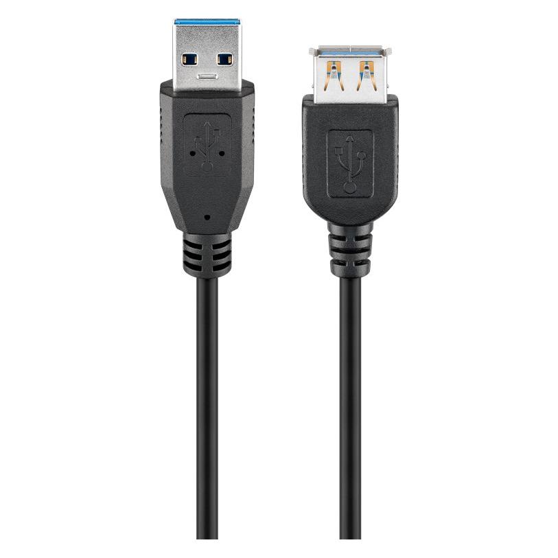 Goobay USB-Verbindungskabel (3 m, USB 3.2 Gen 1) (USBV-303AA)