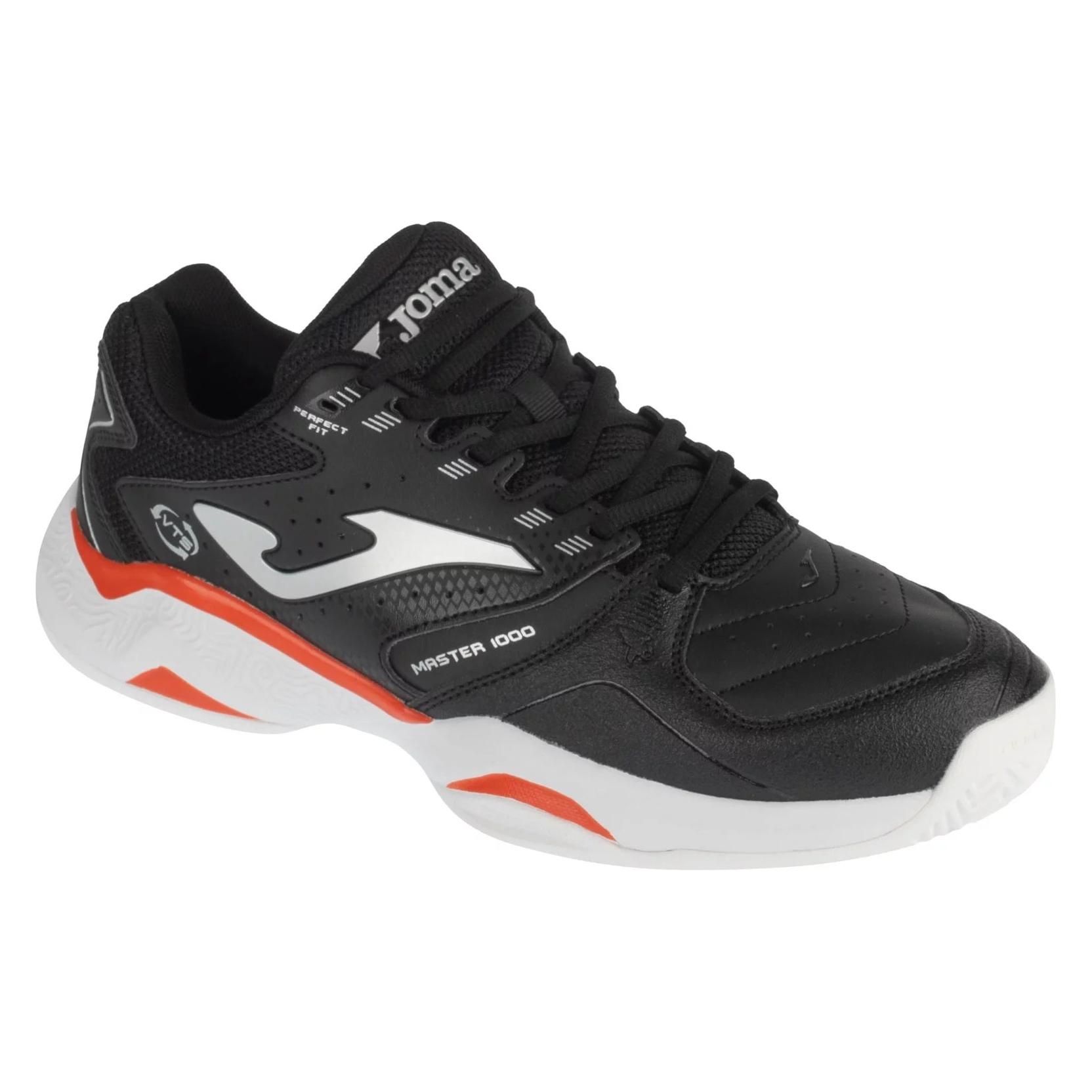 Joma Master men's padel sports shoes, tennis court shoes, black (42) (TM100S2601C)
