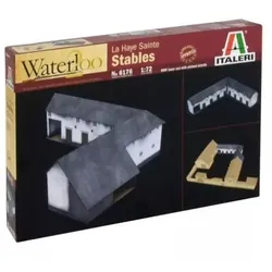 Italeri: Modellbausatz Ställe, Waterloo (200 Jahre) bei La Haye Sainte - 1:72