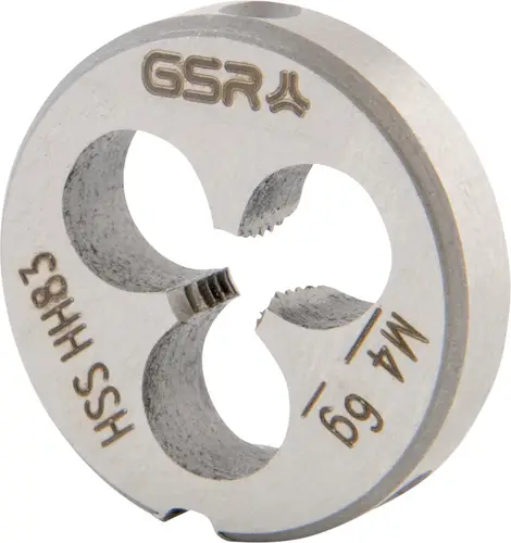 GSR B00402150 Schneideisen metrisch M4 Rechtsgewinde DIN 223 HSS
