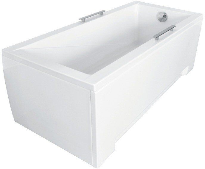 Besco Modern 160x70cm wanna prostokątna + obudowa + syfon #WAM-160-MO/#OAM-160-MO/19975