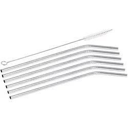 chg Edelstahl-Strohhalme EasyDo silber