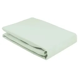 Elegante Softes Jersey Spannbetttuch - 90x200cm	mint