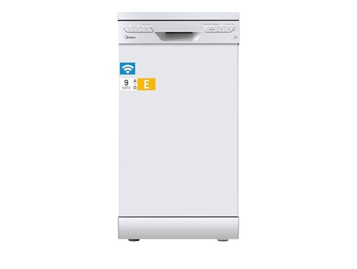 Midea SF 3.45NW PRO Geschirrspüler 45cm Freistehend & Unterbaufähig Weiß
