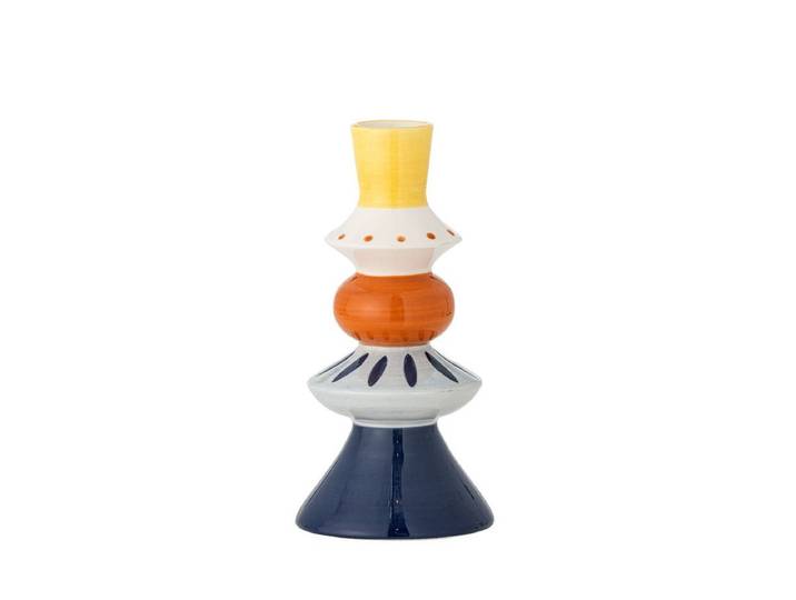 Vase Lio - Bunt, aus Steingut - Bunt - Luxusbetten24