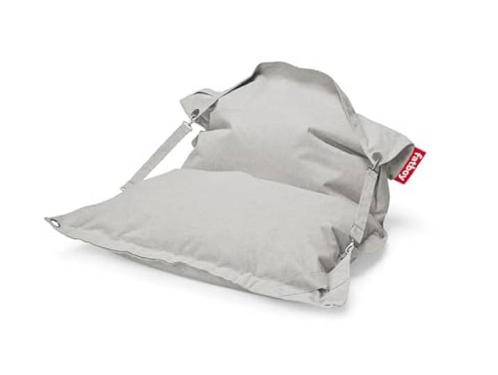 Fatboy Buggle-up Outdoor Sitzsack XXL - 185 x 137cm - Mist Anpassbarer Einzel, & Doppel-Relaxsessel, Leicht zu Reinigen, Sitzsack Erwachsene Draußen, Bequemer Lesesessel aus Olefin