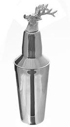 IH Casa Decor Stainless Steel Cocktail Shaker With Reindeer 750 Ml