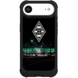 Nivocase Hülle für Apple iPhone Air Stossfeste Handyhülle NIVOmax Case Schwarz Borussia Mönchengladbach (Apple iPhone Air), Smartphone Hülle, Schwarz