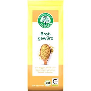 Lebensbaum Gewürzmischung Brotgewürz, ohne Salz, BIO, für Roggen-, Misch- und Sauerteigbrot, vegan, im Beutel, 50 g
