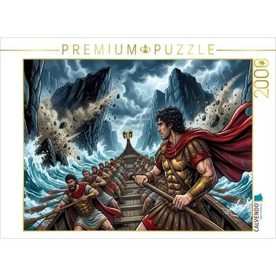 CALVENDO Puzzle Die Symplegaden durch die tödlichen Felsen hindurch | 2000 Teile Lege-Größe 90x67cm Foto-Puzzle für glückliche Stunden, von , Calvendo