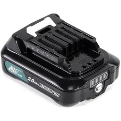 Makita, Werkzeugakku + Ladegerät, Akku Power Set Li 12V mit 2x BL1021B Akku 2,0Ah ( 2x 197396-9 ) - Nachfolger von BL1020B (12 V)