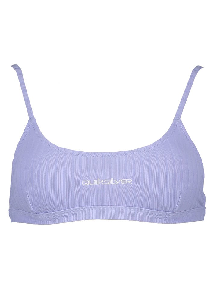 Quiksilver Bikini-Oberteil "Logo Scoop" in Lila - S