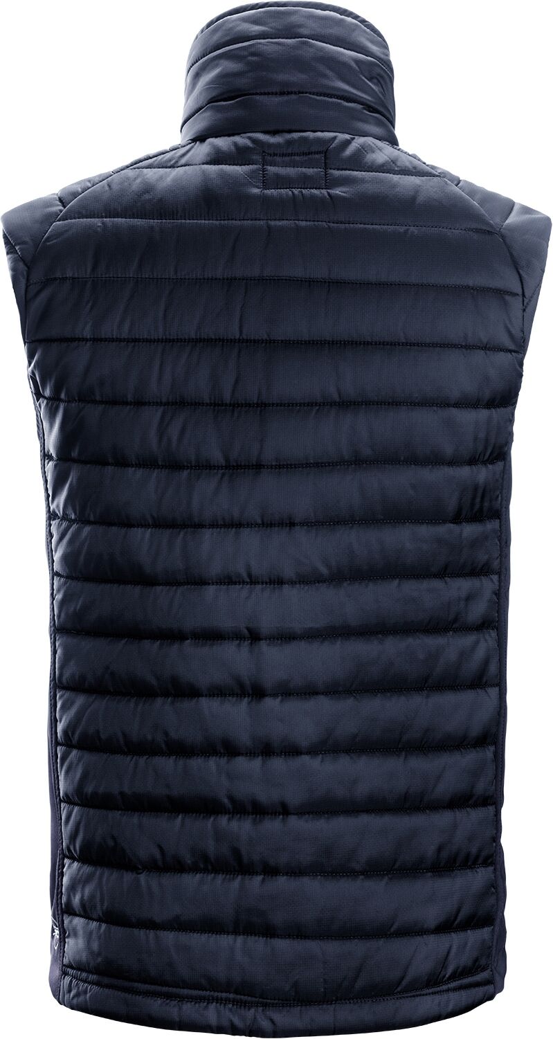 Fleeceweste SNICKERS WORKWEAR "AllroundWork Isolator", Herren, Gr. M, blau (marine), Obermaterial: 100% Polyamid PA., Westen Fleeceweste
