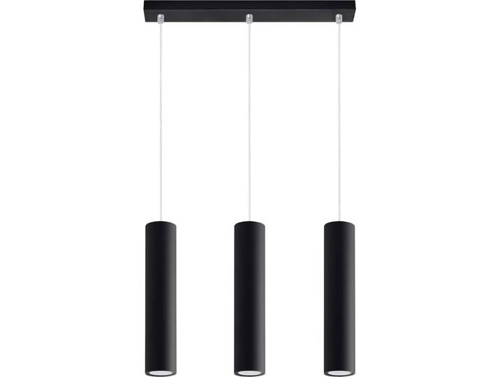 Hängeleuchte LAGOS 3L schwarz 3xGU10 10W Stahl 90x6x45cm Sollux Lighting
