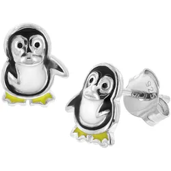 trendor 41640 Kinder Ohrringe Silber 925 Pinguin Ohrstecker