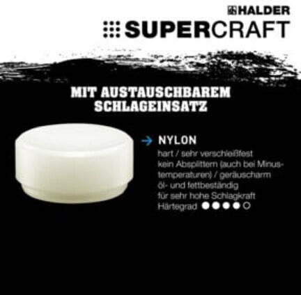 HALDER Embout de rechange, en nylon 50 mm (3508.050)
