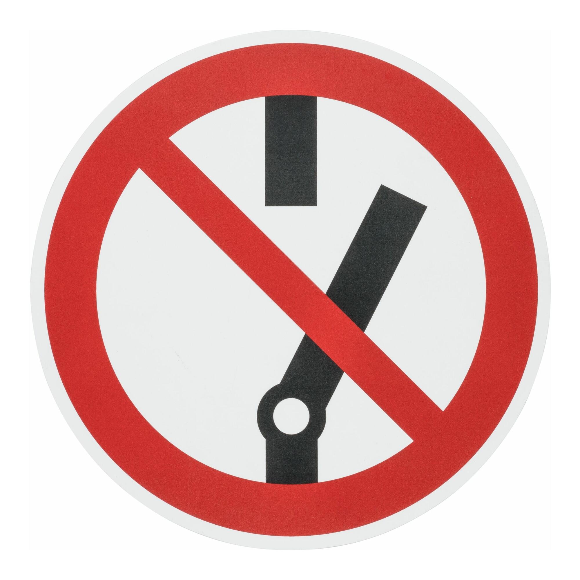 HAZET Warnschild „Hybrid-Schalter“ 200-2)