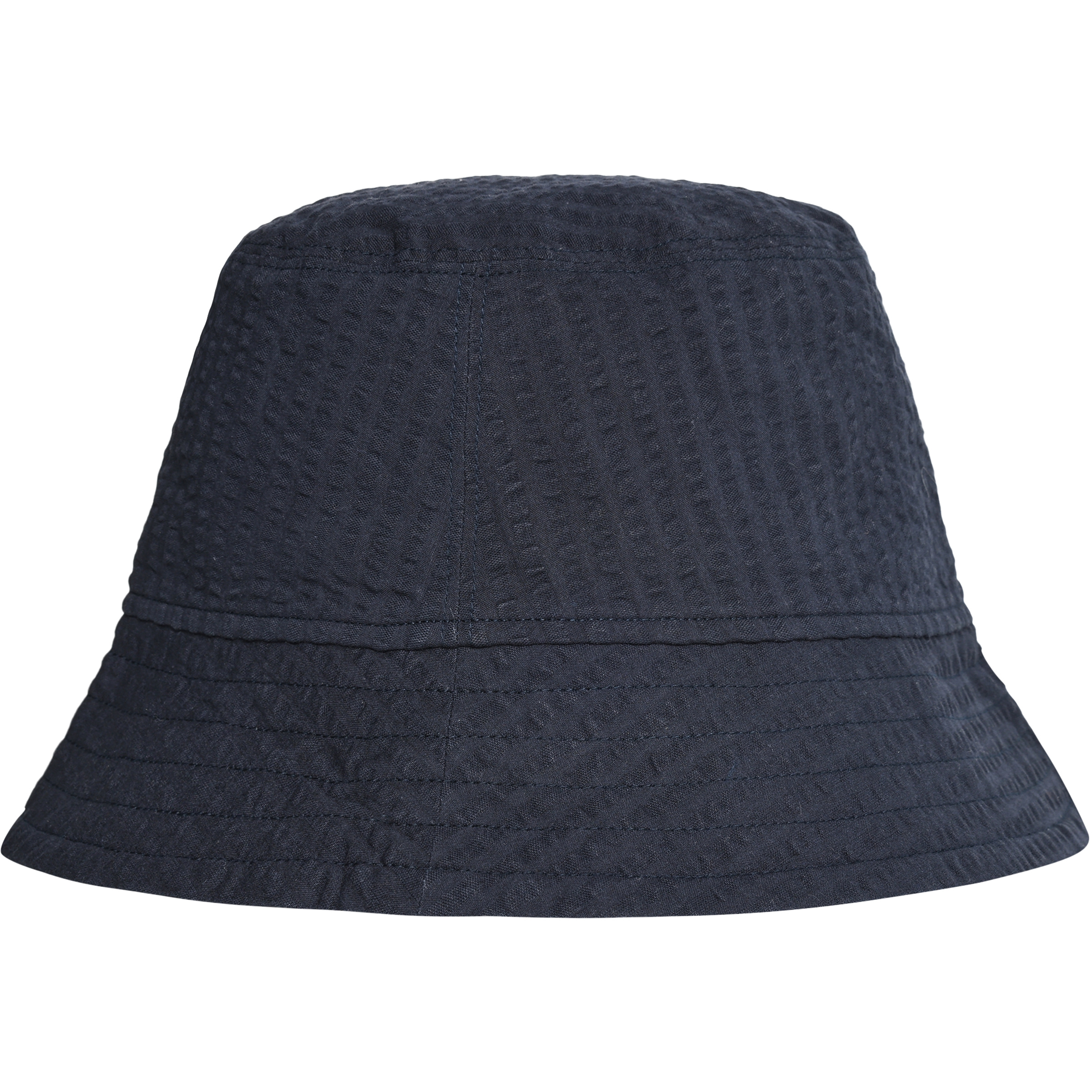 KnowledgeCotton Apparel Seersucker Bucket Hut Hüte blau Größe L Lifestyle Atmungsaktiv