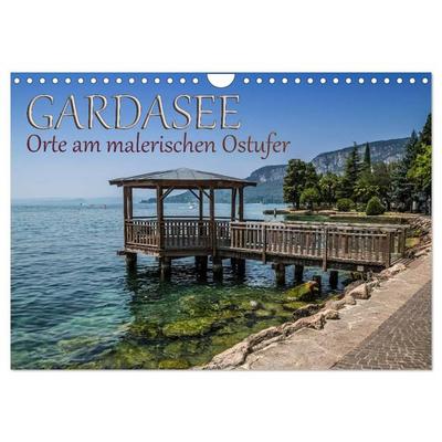 GARDASEE Orte am malerischen Ostufer (Wandkalender 2027 DIN A4 quer), CALVENDO Monatskalender