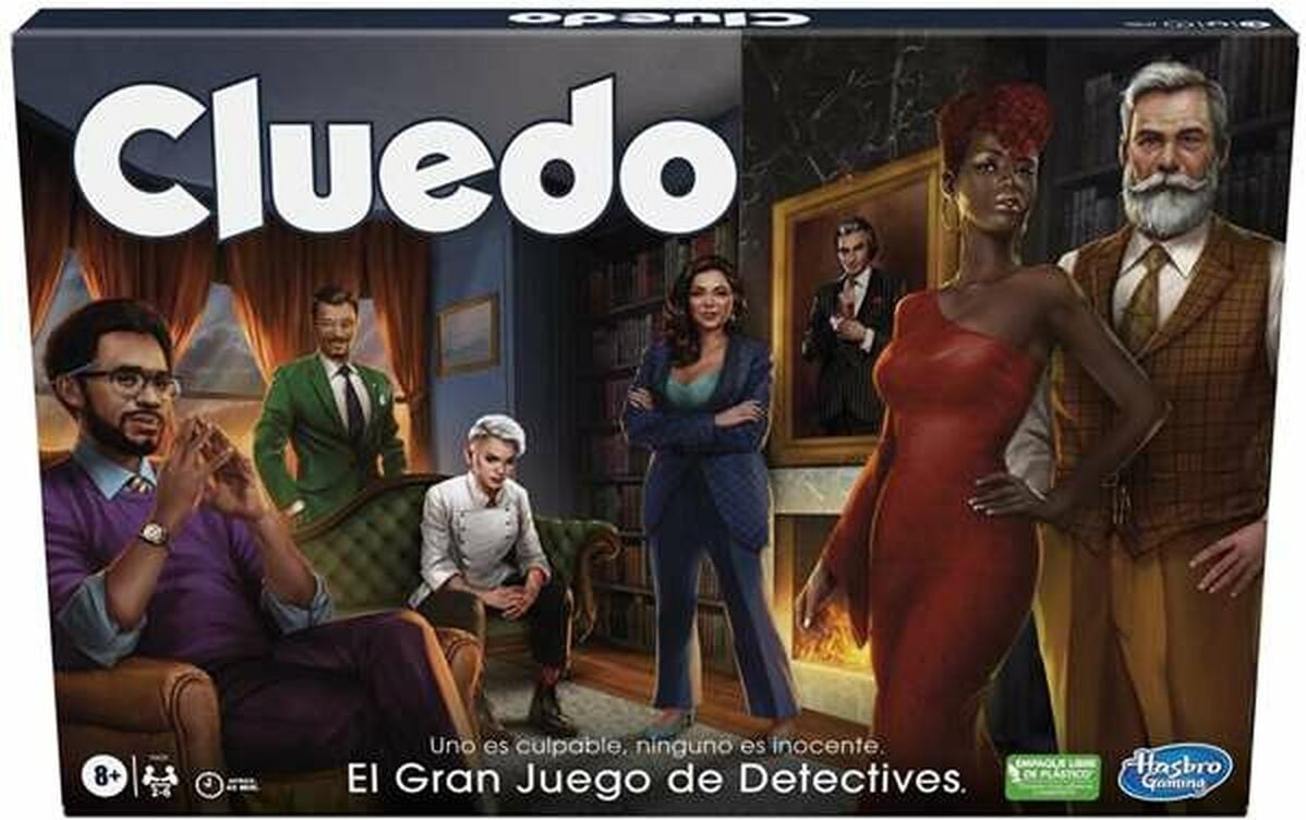 Hasbro Gaming Cluedo bordspel voor 8 personen