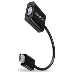 AXAGON RVH-VGN HDMI / VGA Adapter [1x HDMI-Stecker - 1x VGA-Buchse] Mehrfarbig 15 cm