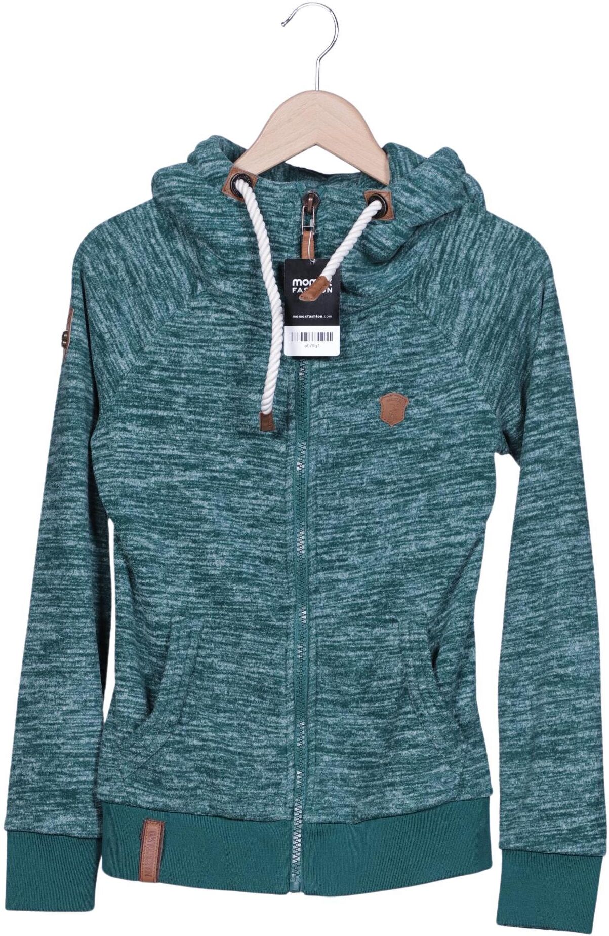 Naketano Damen Kapuzenpullover, Grün, Gr. S, Synthetik - Second Hand