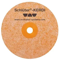 Schlüter Systems KERDI-MV Vorgefertigte Dichtmanschette Manschette mit vliesfreier Innenzone Lochdurchmesser 15mm für Rohrdurchmesser 22-40 mm