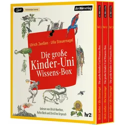 Die grosse Kinder-Uni Wissens-Box, Hörbücher von Ulla Steuernagel, Ulrich Janßen