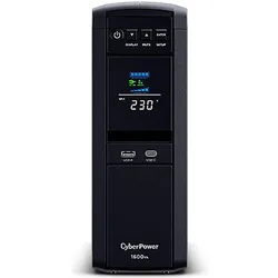 Cyberpower CP1600EPFCLCD (1600 VA, 1000 W, Line-Interaktiv USV), USV
