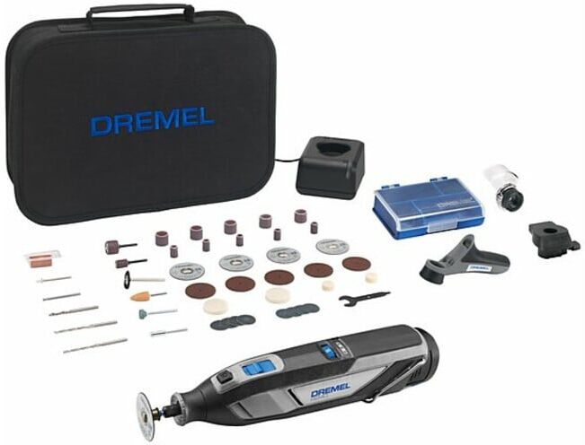 DREMEL® Outil multifonction sans fil 8240, 1x batterie 12 V 2 Ah, 45 accessoires (F 013 824 0JF)