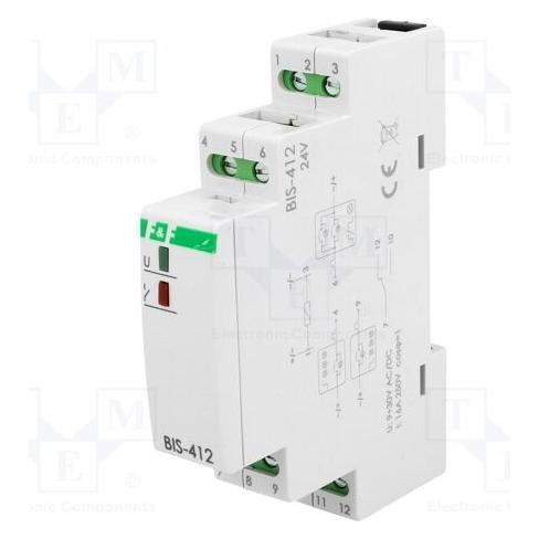 F&R 24VAC-Gruppen-Impulsrelais (BIS-412 24V)