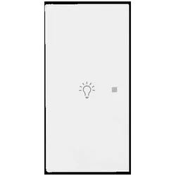 Busch-Jaeger Wippe 2-fach links m. Sym. Licht 6231-21-44M